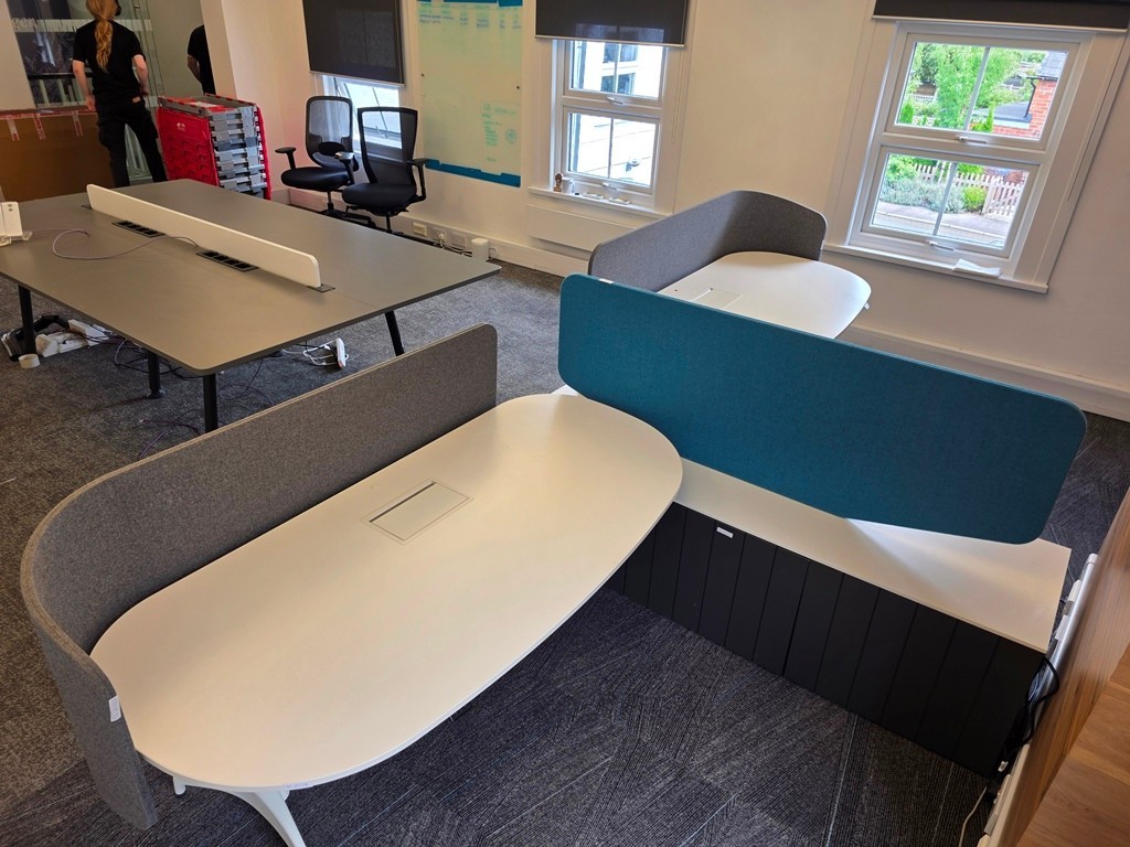Herman Miller Sit and Stand Used Office Desk by My Used Furniture - Used Office Furniture