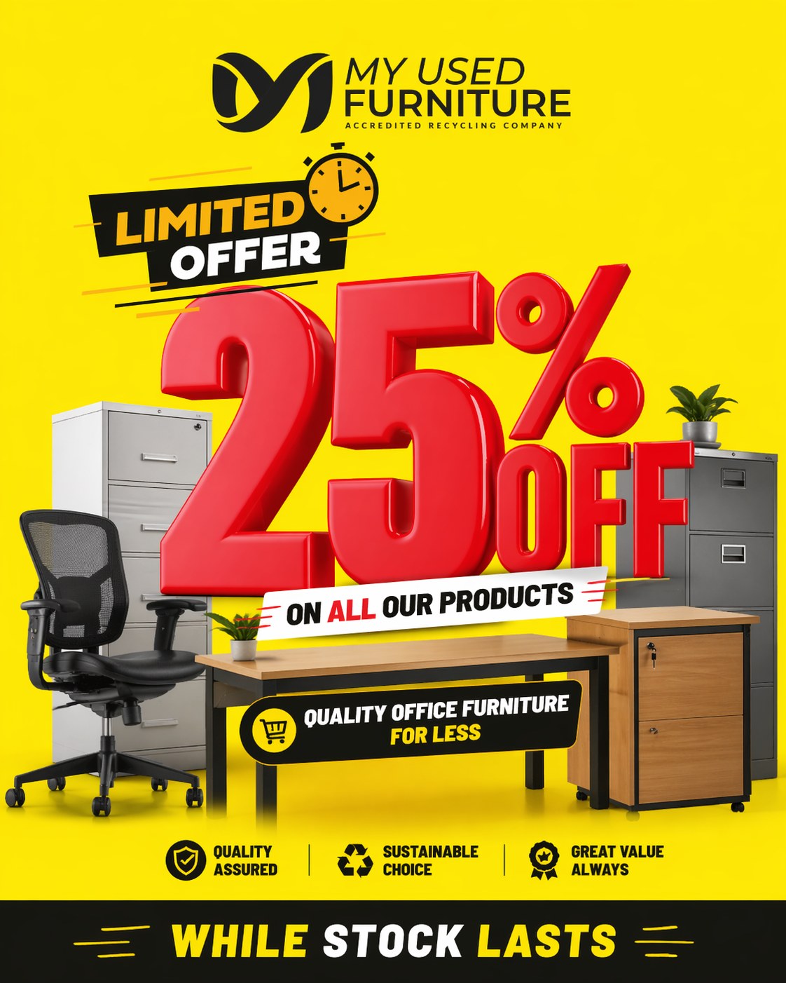 Buy Used Office Furniture Online: 25% Off UK Used Office Furniture