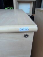 4 Drawer Filing Cabinet | Office Maple-Effect Storage with Plastic Handles - Image 10
