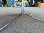 Knoll Inc Boardroom Table with Chrome Base | Oval Walnut Effect Top - 244cm - Image 3