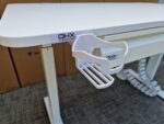 OHX White Electric Desk | Standing, Height Adjustable Workstation - 120x60cm - Image 7