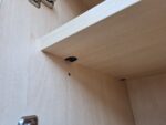 Wooden Locker Office Cabinet |  8-Door Maple Lockable Staff Storage Unit - Image 6