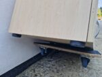 Wooden Locker Office Cabinet |  8-Door Maple Lockable Staff Storage Unit - Image 9