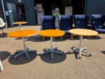Haworth Mobile Circular Table | Project Collaboration | Lockable Castors - 80cm - Image 3