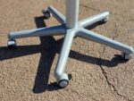Haworth Mobile Circular Table | Project Collaboration | Lockable Castors - 80cm - Image 5