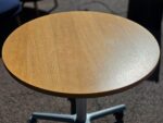 Haworth Mobile Circular Table | Project Collaboration | Lockable Castors - 80cm - Image 7