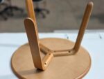 Circular Coffee Lounge Table | Oak Effect Wooden Side Table -  60cm Top - Image 6