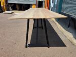 Frovi Relic Collaboration Table | Oak-Effect Top with Black Frame - 520cm - Image 11