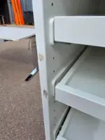 IKEA White Storage Cabinet with 13 Sliding Shelves and 1 Fixed Shelf . PALLET - Image 11