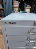 Bisley 15 Drawer Steel Multidrawer Cabinet - Light Grey Office Storage - Image 4