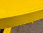 Yellow Round Meeting Table - Modern Breakout Room Office Unit - Wooden 140cm Top - Image 11
