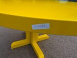 Yellow Round Meeting Table - Modern Breakout Room Office Unit - Wooden 140cm Top - Image 14