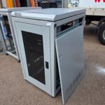 20U Freestanding Server Rack Cabinet with Patch Panels and Castors - Grey