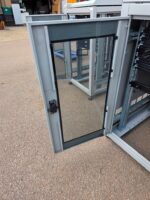 20U Freestanding Server Rack Cabinet with Patch Panels and Castors - Grey - Image 4