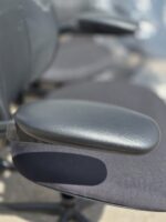 Humanscale Liberty Office Chair – Mesh Back, New Black Upholstery & Leather Pads - Image 4