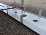 4 Person Bench Desk with Cable Management, White Overall and Adjustable Feet - Image 15