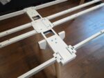 4 Person Bench Desk - Light Grey Tops, Wooden Legs and Power - 120cm Per Person - Image 17