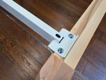 4 Person Bench Desk - Light Grey Tops, Wooden Legs and Power - 120cm Per Person - Image 19