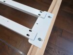 4 Person Bench Desk - Light Grey Tops, Wooden Legs and Power - 120cm Per Person - Image 20