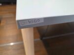 4 Person Bench Desk - Light Grey Tops, Wooden Legs and Power - 120cm Per Person - Image 22