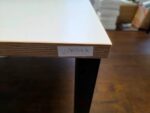 6 Person Office Desk – Bench with Light Grey Tops & Black Steel Frame - 360c - Image 18