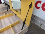 Modern Yellow Dressing Table with Lift-Up Mirror & Divided Internal Storage - Image 4