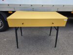 Modern Yellow Dressing Table with Lift-Up Mirror & Divided Internal Storage - Image 7