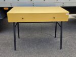 Modern Yellow Dressing Table with Lift-Up Mirror & Divided Internal Storage - Image 8