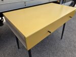 Modern Yellow Dressing Table with Lift-Up Mirror & Divided Internal Storage - Image 11