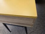 Modern Yellow Dressing Table with Lift-Up Mirror & Divided Internal Storage - Image 12
