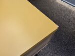 Modern Yellow Dressing Table with Lift-Up Mirror & Divided Internal Storage - Image 13