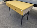 Modern Yellow Dressing Table with Lift-Up Mirror & Divided Internal Storage - Image 14