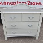 East Coast Grey Changing Chest  – 4 Drawers & Raised Baby Changing Top - Gre
