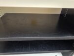 Desk Height Tambour Cupboard – Beige Cabinet & White Lockable Sliding Door - Image 10