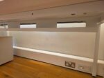 White Rectangular Office Desk + Free Mobile Pedestal & Cable Tray - 180 cm - Image 5