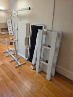 4 Person Bench Desk + Partition Screens & 4 Locking Pedestals - 240 x 160cm - Image 18