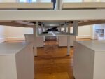 6 Person Bench Desk + Black Screens & 6 Lockable Pedestals | 360 x 160cm - Image 10