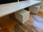 6 Person Bench Desk + Black Screens & 6 Lockable Pedestals | 360 x 160cm - Image 11