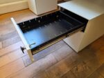 6 Person Bench Desk + Black Screens & 6 Lockable Pedestals | 360 x 160cm - Image 14