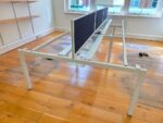 6 Person Bench Desk + Black Screens & 6 Lockable Pedestals | 360 x 160cm - Image 17