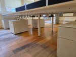 6 Person Bench Desk + Black Screens & 6 Lockable Pedestals | 360 x 160cm - Image 19