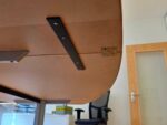 Boat-Shaped Boardroom Table - Beech Finish & Chrome Legs - 275cm Meeting Uni - Image 7