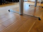 Boat-Shaped Boardroom Table - Beech Finish & Chrome Legs - 275cm Meeting Uni - Image 9