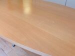 Boat-Shaped Boardroom Table - Beech Finish & Chrome Legs - 275cm Meeting Uni - Image 12