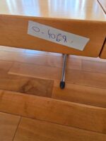 Boat-Shaped Boardroom Table - Beech Finish & Chrome Legs - 275cm Meeting Uni - Image 16