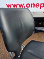 Humanscale Freedom Office Chair - Black Leather and Chrome Frame, Ergonomic Seat - Image 3