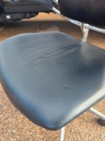 Humanscale Freedom Office Chair - Black Leather and Chrome Frame, Ergonomic Seat - Image 13