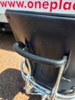 Humanscale Freedom Office Chair - Black Leather and Chrome Frame - Fixed Arms - Image 6