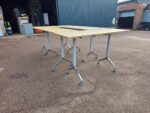 High Mobile Collaboration Tables with Lockable Castors, Set of 4  - 180cm x 70cm - Image 4