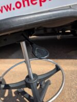 Adjustable Swivel Clinic Stool with Rubber Seat, Backrest and Foot Ring - Image 8